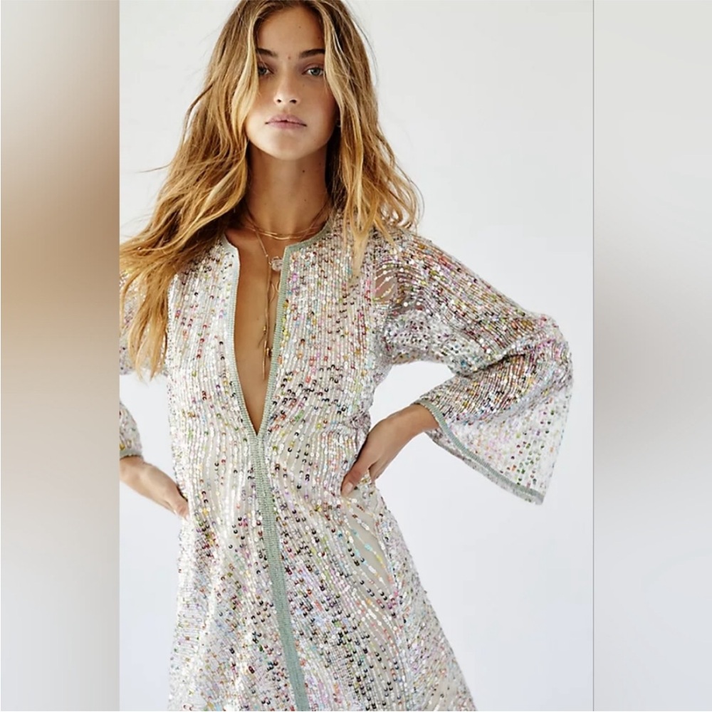 Anna Sui x Free People Sequin Dress
